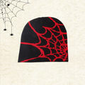 🕸️ Y2K Spiderweb Winter Beanie | Alt Streetwear Vibe