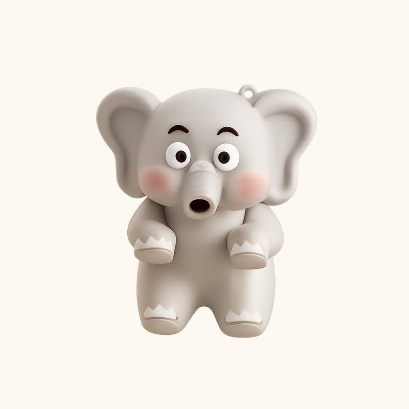 🐘 Elegant Collectible Elephant Clip-On Mini Fan | Baby Food Cooling Holiday Practical Gift