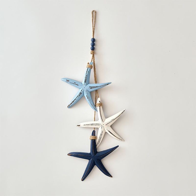 🏠🌊Mediterranean Decorative Starfish & Fish Hanging Ornaments for Home, Cafe & Restaurant - Ocean Style Crafts