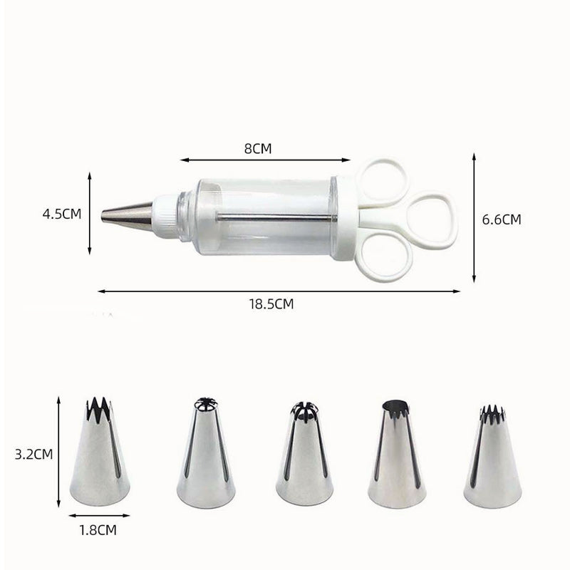 🎉 2026 Sale — Over 21,000 Sold! 🧁✨ Stop wrestling with messy piping bags — this stainless steel decorating gun fills, frosts, and finishes in seconds. One tool, endless creativity. 🍰