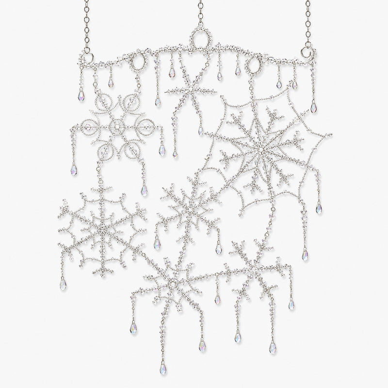 ❄️Dazzling Crystal Snowflake Chandelier