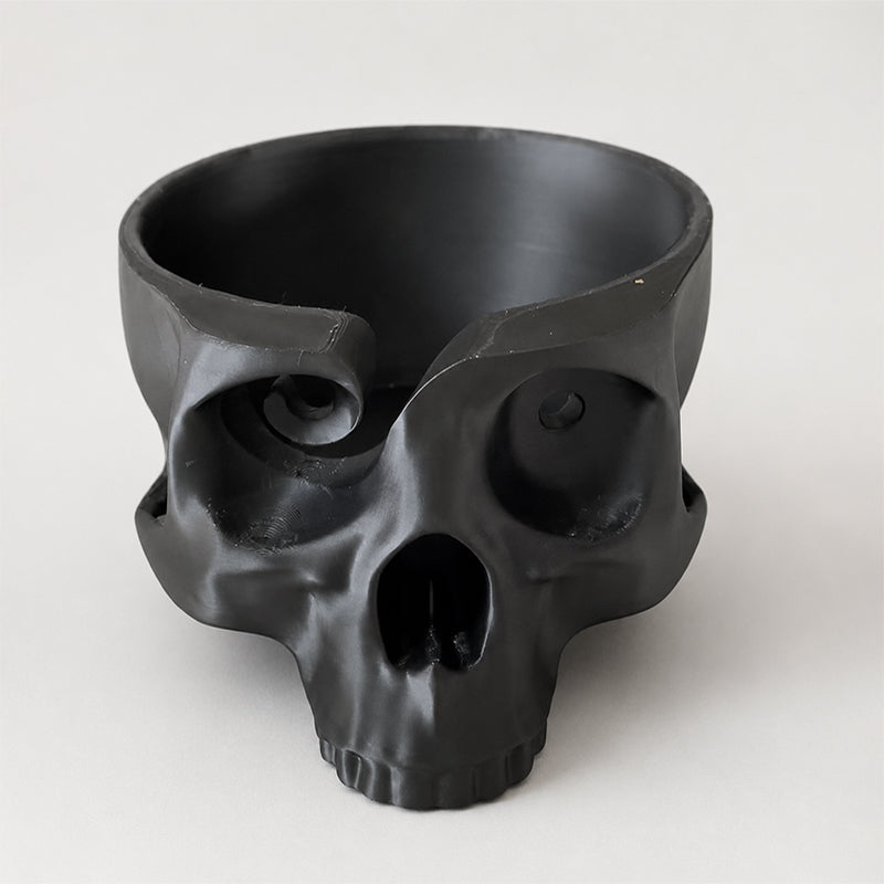 💀 Skull Print Yarn Storage Holder