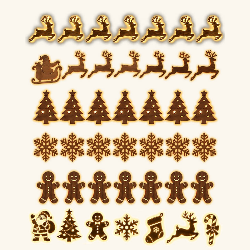 🦌 LED Reindeer Wall Decorations – Day‑Night Glowing Christmas Wall Accent For Your Home