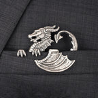 ✨ Luxury Sculpted Animal Brooch – Premium Statement Piece for Suits & Blazers