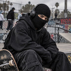 🖤 Ninja Knit Balaclava | Dark Streetwear Alternative Headwear