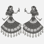 💃 Dancing Earrings – Artistic Dancer Silhouette Dangle Jewelry With Moving Drop Details