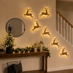 ✨ Reindeer Light Stickers – Soft‑Glow Festive Wall Accent For Christmas Home Decor