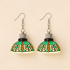 💡✨ Elegant Collectible Handmade Mini Vintage Lamp Dangle Earrings | Unique Holiday Statement Jewelry Gift for Her