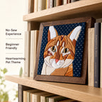 🐱🐶🖼️DIY Animal Needle-Free Patchwork Art Kit