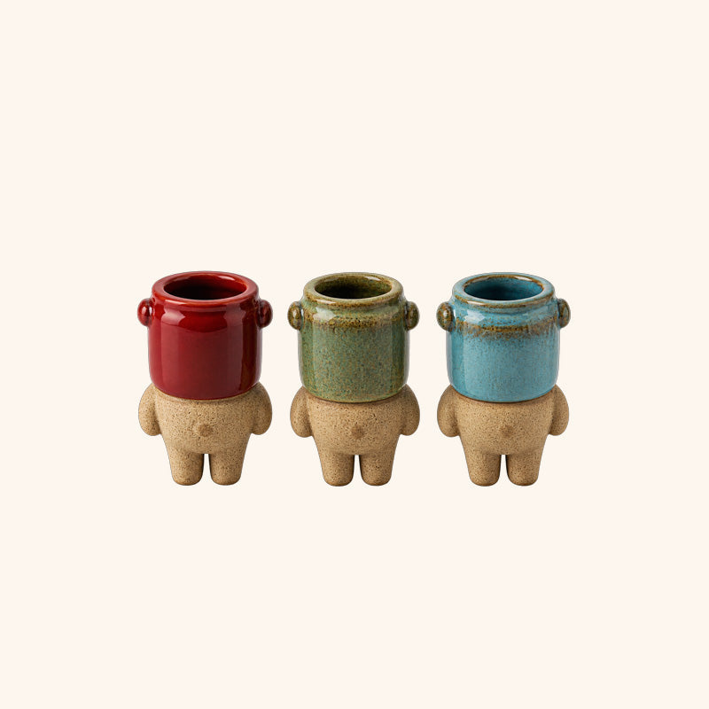🤏 Cute Finger Shaped Planter Pots – Fun Mini Succulent Pot Set!