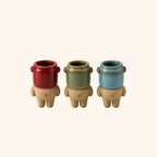 🤏 Cute Finger Shaped Planter Pots – Fun Mini Succulent Pot Set!