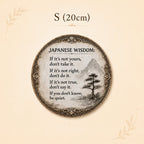 🍂 Vintage Eastern Wisdom Quote Sign