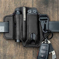 🛠️ Genuine Leather EDC Tool Waist Pouch, Outdoor Utility Belt Bag