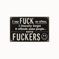 😈 Funny Vintage Wall Sign
