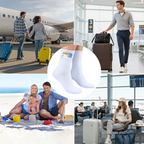 🧦 Hidden Zip Pocket Travel Socks | Discreet Secure Storage