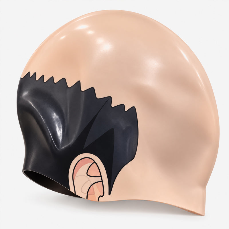 😂 Funny Bald Illusion Swimming Cap | Prank Pool Party Accessory