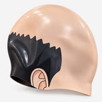 😂 Funny Bald Illusion Swimming Cap | Prank Pool Party Accessory