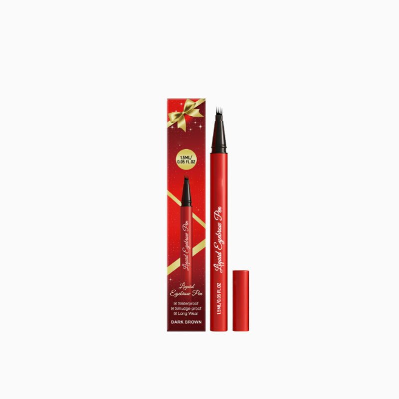 ✨ Elegant Collectible Long-Lasting Liquid Eyebrow Pen, Waterproof Defined Brow Makeup Holiday Gift for Her