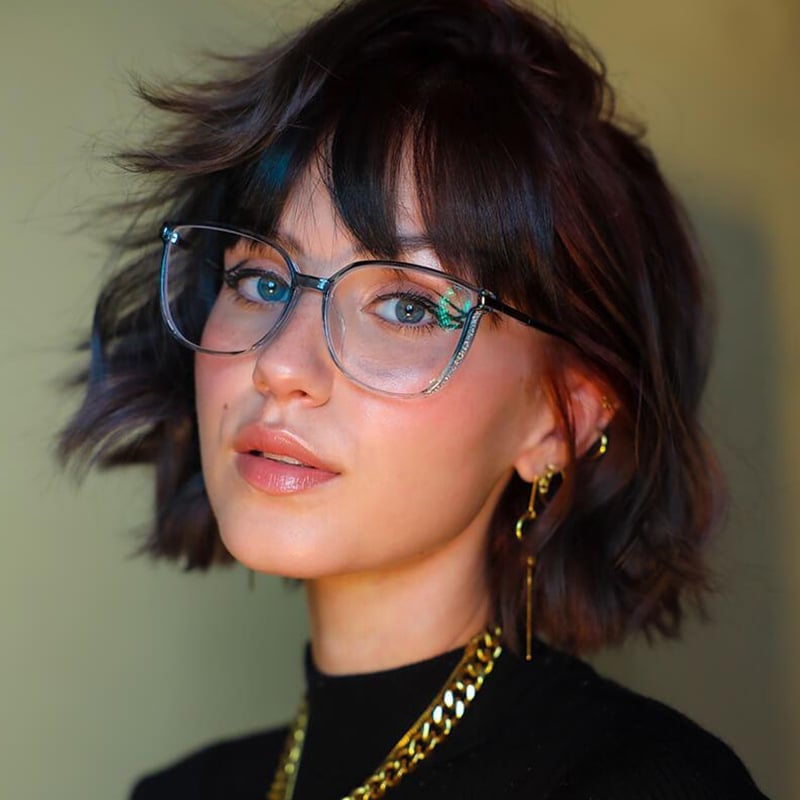 WOMEN'S PORTABLE FASHION ANTI-BLUE LIGHT READING GLASSES