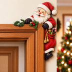 ⏰LAST DAY 50% OFF 🎅Christmas Peekaboo Door Frame Corner Decor