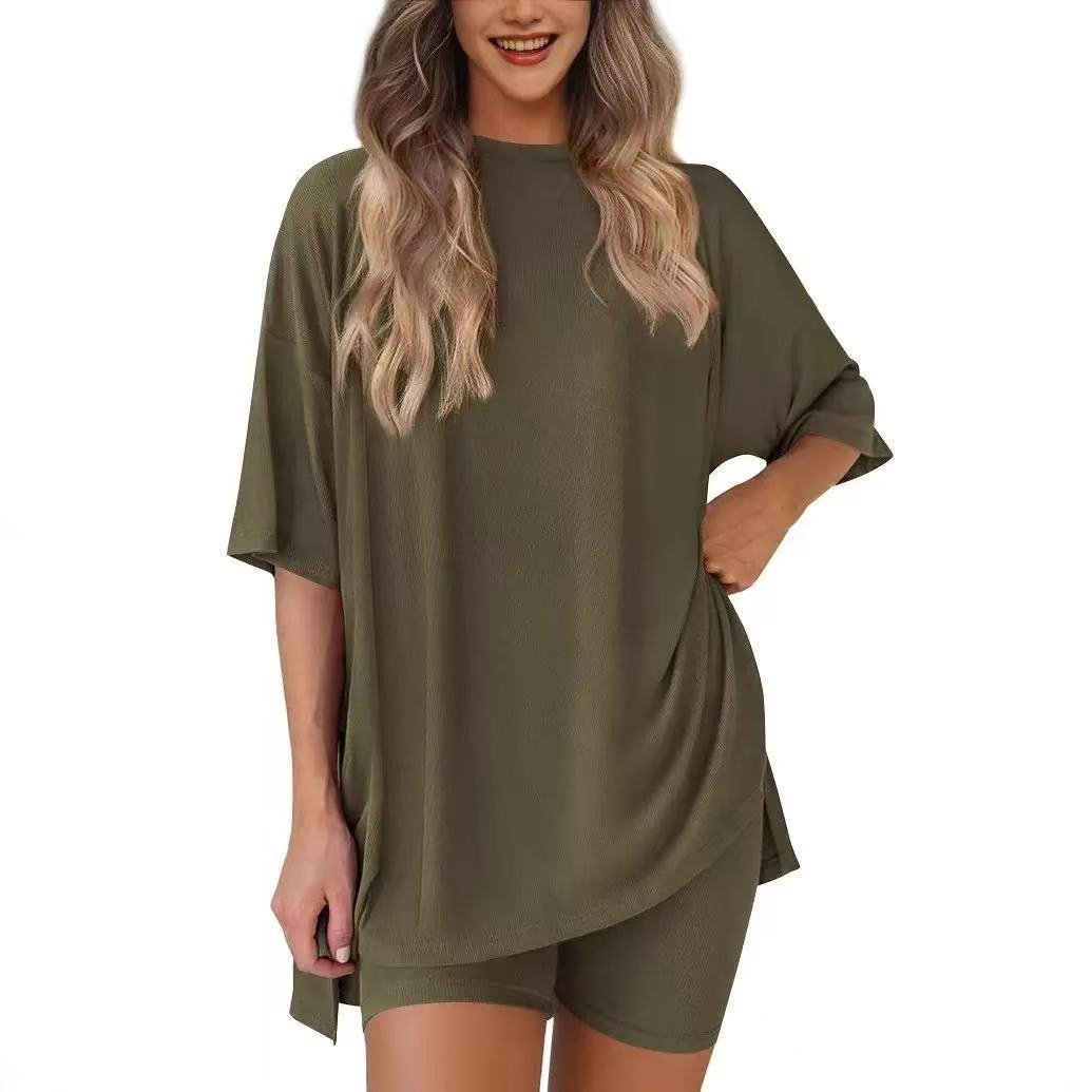 🌸2026 Limited Hot Sale 50% Off🌸 Women's Summer Casual loose Two-piece Set💃