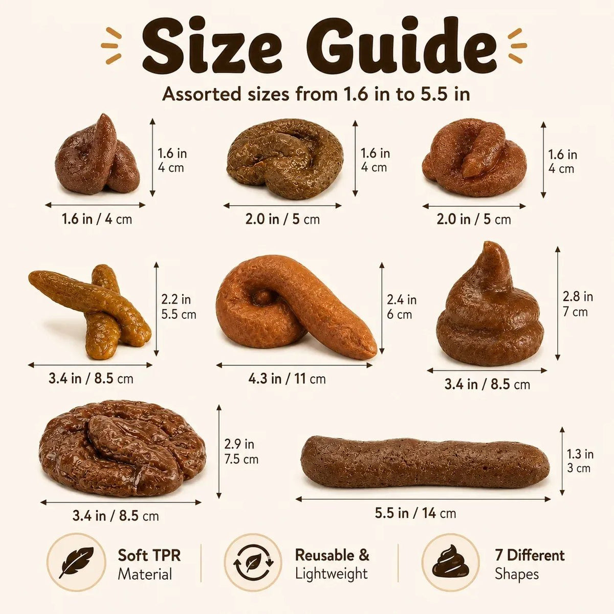 💩 Realistic Squishy Fake Poop Prank Prop — Get Epic Reactions Instantly!