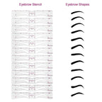 ✨ 12-in-1 Eyebrow Stencil Kit – Perfect Brows In Seconds