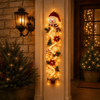 MerryCascade Glowing Christmas Door Hanger
