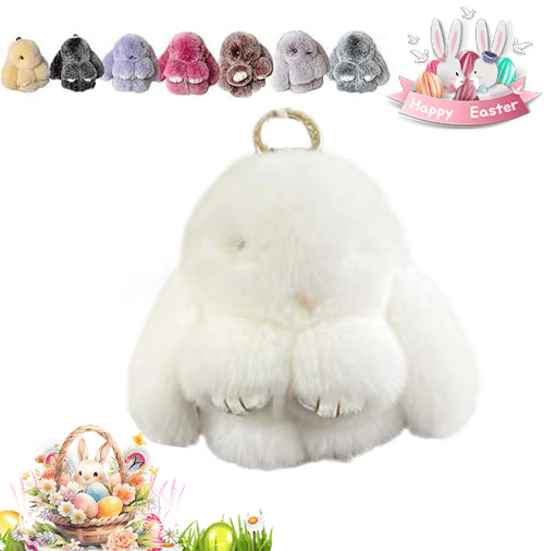 ⏳LAST DAY SPECIAL PRICE: ￡8.99!!🐰Handmade Soft Bunny PomPom Charms