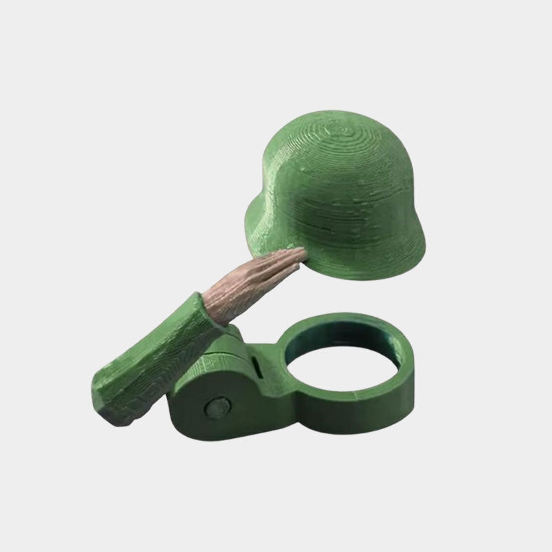 🍻 Soldier Salute Beer Bottle Helmet 🎖️