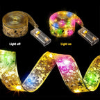 🎄 Christmas LED Ribbon Lights | Festive Glow for Your Holiday Tree