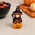 Halloween Highland Cow Witch Ornament🎃🐄