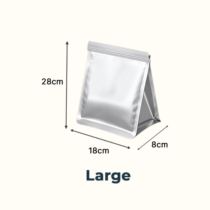 Aluminum 8-Side Seal Stand-Up Packaging Bags 🥡