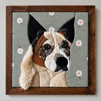🐱🐶🏡Adorable No-Sew Animal Art Decor - Framed Pet Portraits