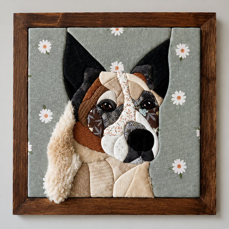 🐱🐶🏡Adorable No-Sew Animal Art Decor - Framed Pet Portraits
