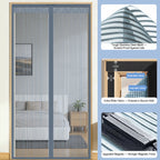 🚪 Diamond Mesh Magnetic Door Curtain