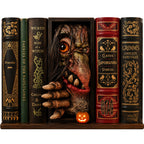👻 Gothic Devil Bookcase Decor