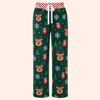 🎄 Christmas Lounge Pants – Playful Festive Print Loungewear for Holiday Nights