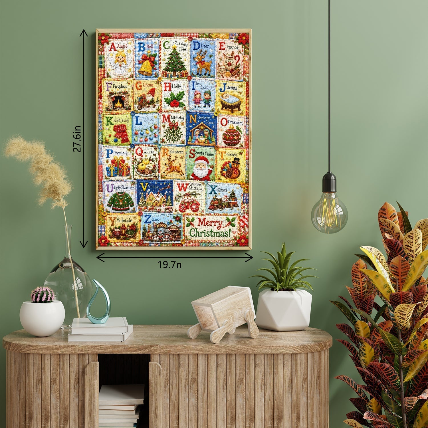🎅🧵Christmas Letter Collection Jigsaw Puzzle 1000 Piece