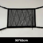 🚗 Car Storage Net Pocket | Ceiling Space‑Saving Mesh Organizer
