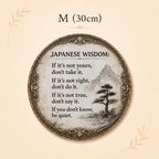🍂 Vintage Eastern Wisdom Quote Sign