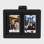 Rotating Mini Photo Album Frame – Flip Display for Instant Photos & Photo Cards📸
