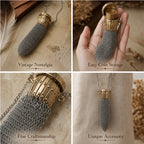 Vintage-Inspired Chainmail Coin Purse