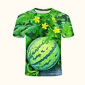 🍉 Juicy Watermelon Print Set｜Fun Eye‑Catching Summer Casual Outfit