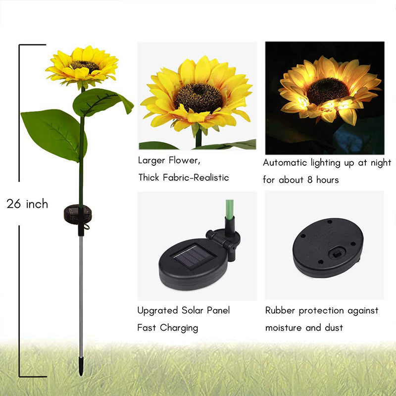 🌻 Light up your summer with sunflower lanterns! ✨ Solar-powered garden lanterns with LED lights – 50% off now!