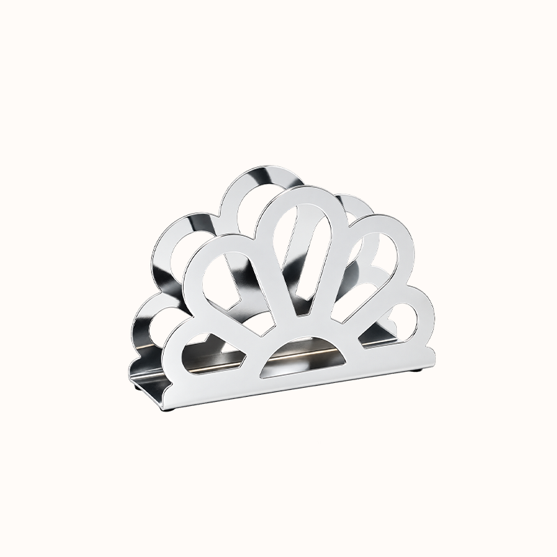 🌼 Floral Semi-Circular Napkin Holder – Stylish Dining Table Accessory!