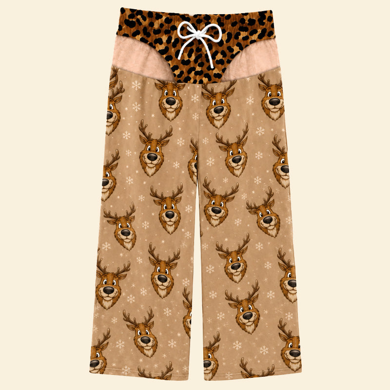 🎄 Playful‑Print Christmas Holiday Pants – Stand‑Out Festive Party Wear