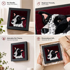 🐱🐶🖼️DIY Animal Needle-Free Patchwork Art Kit