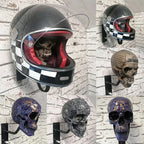 ☠️🏴‍☠️Skull holder for motorcycle helmet and jacket