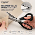 ✂️9.1" Professional Stainless Steel Pinking Shears-✨Sharp Zigzag Edge Fray-Free Scissors for Sewing & DIY Crafts